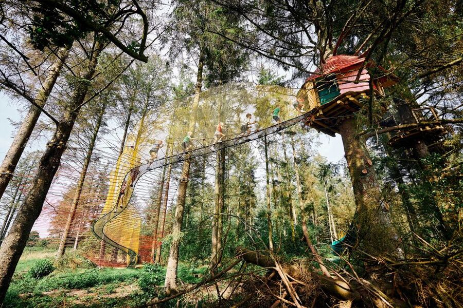 Billund: WOW PARK Entry Ticket - Swing Through the Forest: Tarzan Swings and Suspension Bridges