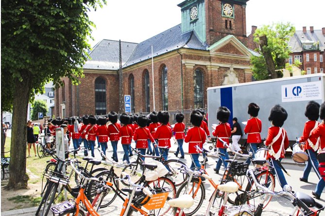 Copenhagen 2-hour City Highlights Bike Tour - Getting started at Holbergsgade 12, bikes ready to roll