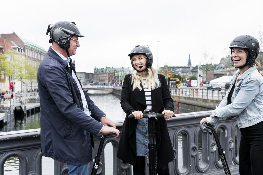 Copenhagen: City Highlights Guided Segway Tour - Helmet radios keep the whole ride moving
