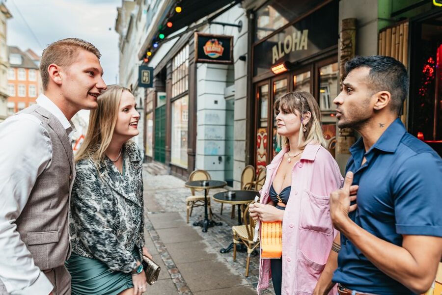 Copenhagen: Guided Party Pub Crawl with 4 Shots and 1 Drink - Weekday ending at Proud Mary’s, weekend ending by Tivoli at Old Irish Pub