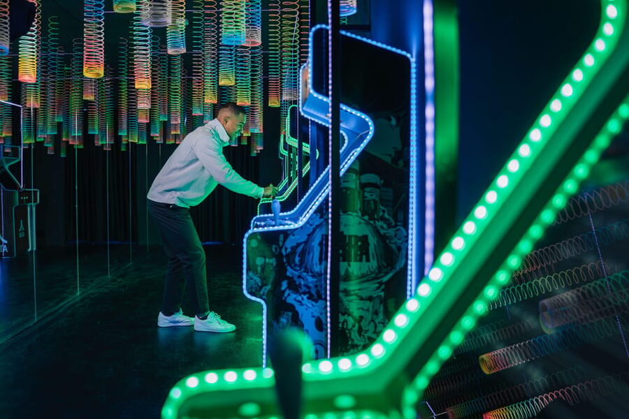 Copenhagen: IKONO Immersive Experience Entry Ticket - Hands-on light drawing using only your hands