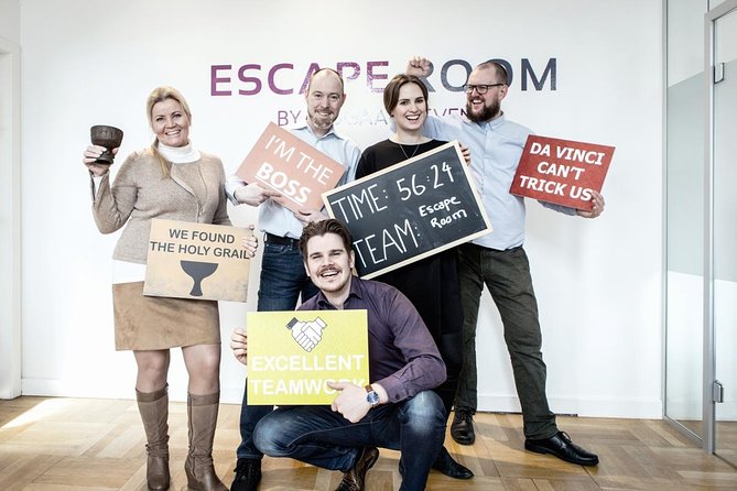 Da Vinci Escape Room - Da Vinci Escape Room in Copenhagen, a 90-minute Holy Grail team challenge