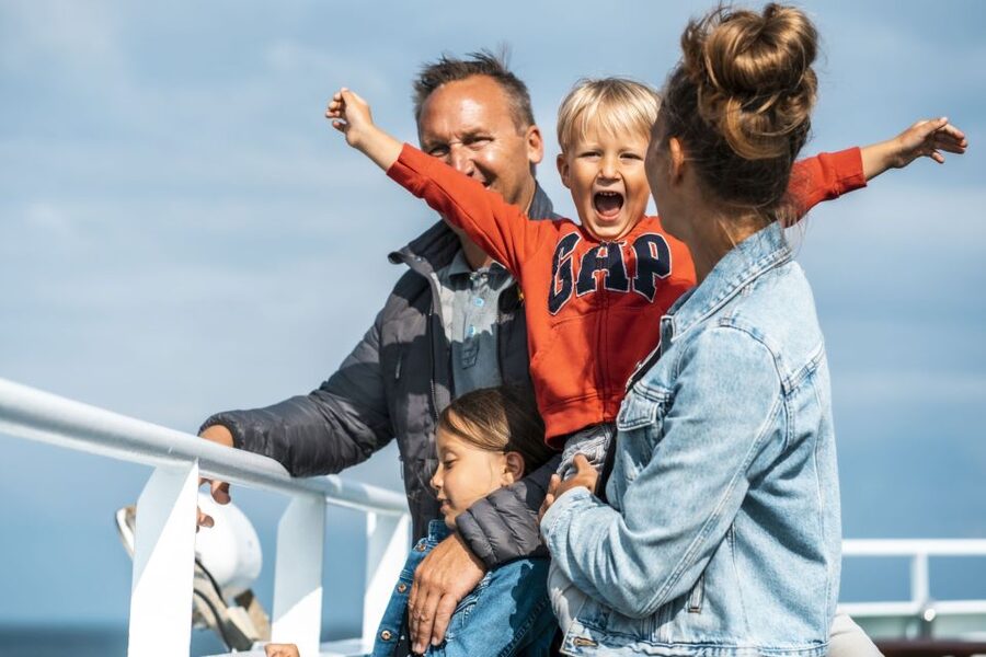 From Rømø: One-Way or Roundtrip Passenger Ferry to Sylt - Onboard Setup: Open Deck Views and Big Window Comfort