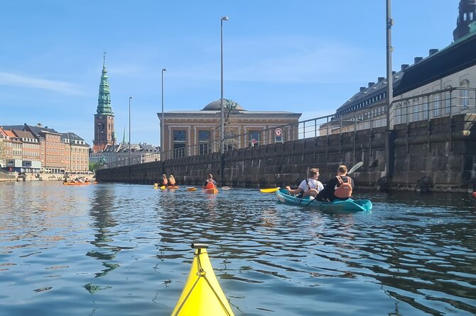 Kayak Tour in Copenhagen Harbor in May and September - Meeting at Kajakhotellet Kalvebod Bølge and getting kitted up
