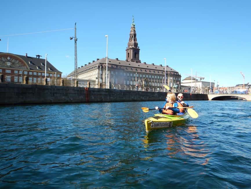 Kayak Tour in Copenhagen Harbor - June, July and August - Kayaks and instruction: easy for many, serious for safety
