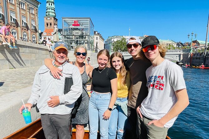 Private Copenhagen Boat cruise in Scandinavian mahogany boat - Christianshavn’s Kanal finish: church views and a relaxed wrap-up